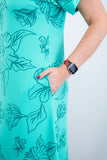 Vestido Antonella – Decote V com Fendas Laterais em Malha Confort Deluxe - Naguirre Shop
