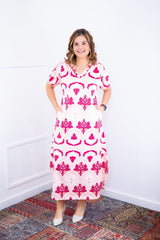 Vestido Antonella – Decote V com Fendas Laterais em Malha Confort Deluxe - Naguirre Shop