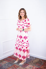 Vestido Antonella – Decote V com Fendas Laterais em Malha Confort Deluxe - Naguirre Shop
