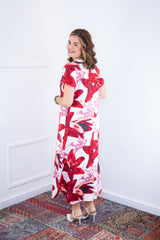Vestido Antonella – Decote V com Fendas Laterais em Malha Confort Deluxe - Naguirre Shop