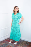 Vestido Antonella – Decote V com Fendas Laterais em Malha Confort Deluxe - Naguirre Shop