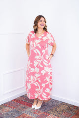 Vestido Antonella – Decote V com Fendas Laterais em Malha Confort Deluxe - Naguirre Shop
