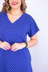Vestido Antonella – Decote V com Fendas Laterais em Malha Confort Deluxe - Naguirre Shop