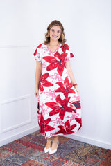 Vestido Antonella – Decote V com Fendas Laterais em Malha Confort Deluxe - Naguirre Shop