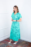 Vestido Antonella – Decote V com Fendas Laterais em Malha Confort Deluxe - Naguirre Shop