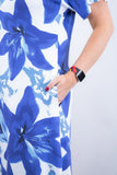 Vestido Antonella – Decote V com Fendas Laterais em Malha Confort Deluxe - Naguirre Shop