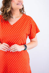 Vestido Antonella – Decote V com Fendas Laterais em Malha Confort Deluxe - Naguirre Shop