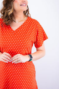 Vestido Antonella – Decote V com Fendas Laterais em Malha Confort Deluxe - Naguirre Shop