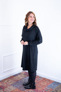 Vestido Bianca - Lãzinha de Gola Boba com Bolso - Naguirre Shop