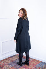 Vestido Bianca - Lãzinha de Gola Boba com Bolso - Naguirre Shop