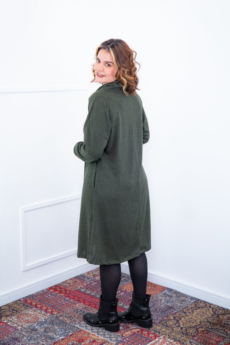Vestido Bianca - Lãzinha de Gola Boba com Bolso - Naguirre Shop