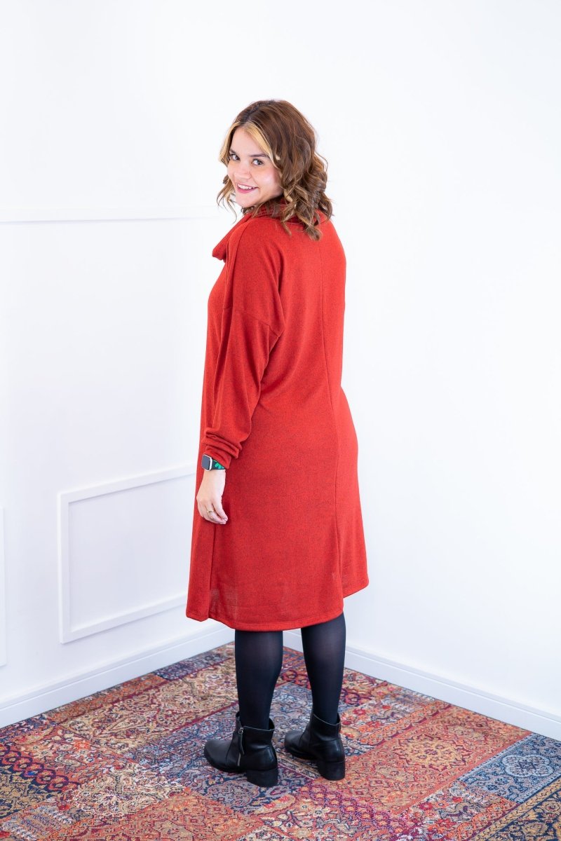 Vestido Bianca - Lãzinha de Gola Boba com Bolso - Naguirre Shop