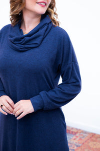 Vestido Bianca - Lãzinha de Gola Boba com Bolso - Naguirre Shop