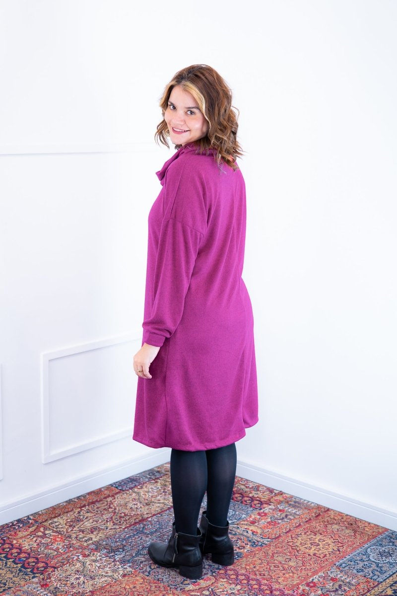 Vestido Bianca - Lãzinha de Gola Boba com Bolso - Naguirre Shop