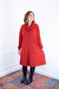 Vestido Bianca - Lãzinha de Gola Boba com Bolso - Naguirre Shop