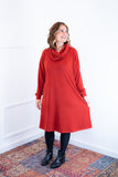 Vestido Bianca - Lãzinha de Gola Boba com Bolso - Naguirre Shop