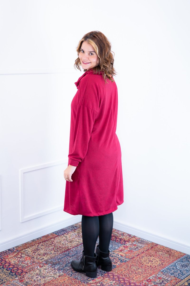 Vestido Bianca - Lãzinha de Gola Boba com Bolso - Naguirre Shop