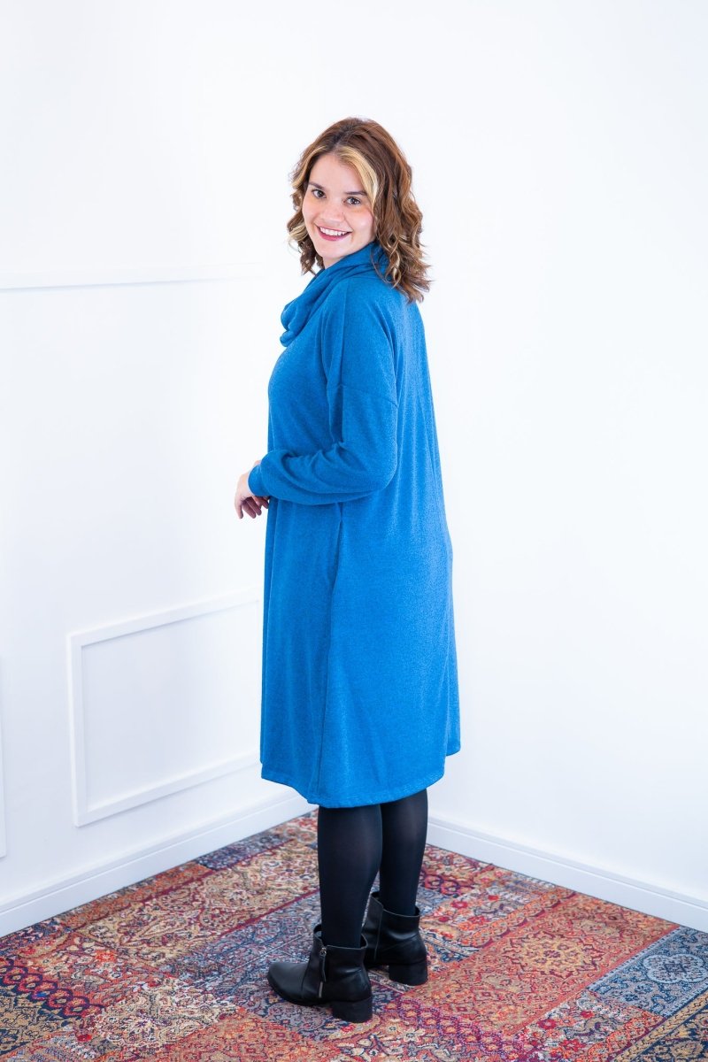 Vestido Bianca - Lãzinha de Gola Boba com Bolso - Naguirre Shop