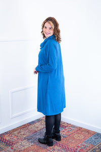 Vestido Bianca - Lãzinha de Gola Boba com Bolso - Naguirre Shop