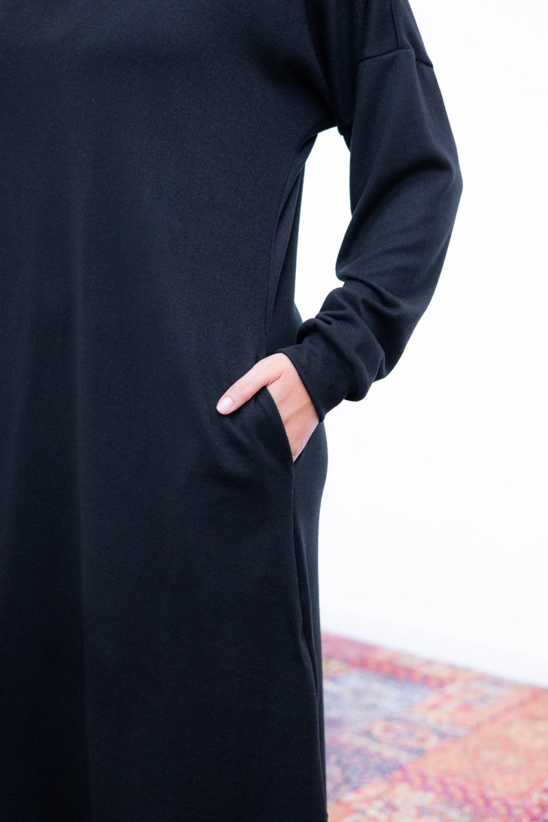 Vestido Bianca - Lãzinha de Gola Boba com Bolso - Naguirre Shop