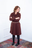 Vestido Bianca - Lãzinha de Gola Boba com Bolso - Naguirre Shop