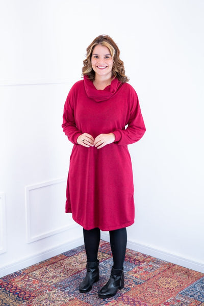 Vestido Bianca - Lãzinha de Gola Boba com Bolso - Naguirre Shop