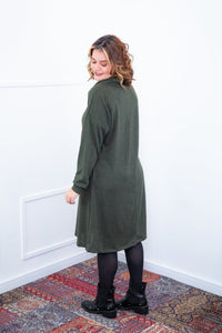 Vestido Bianca - Lãzinha de Gola Boba com Bolso - Naguirre Shop
