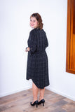 Vestido Bruna - Chemise Midi Gola V em Viscolinho - Naguirre Shop