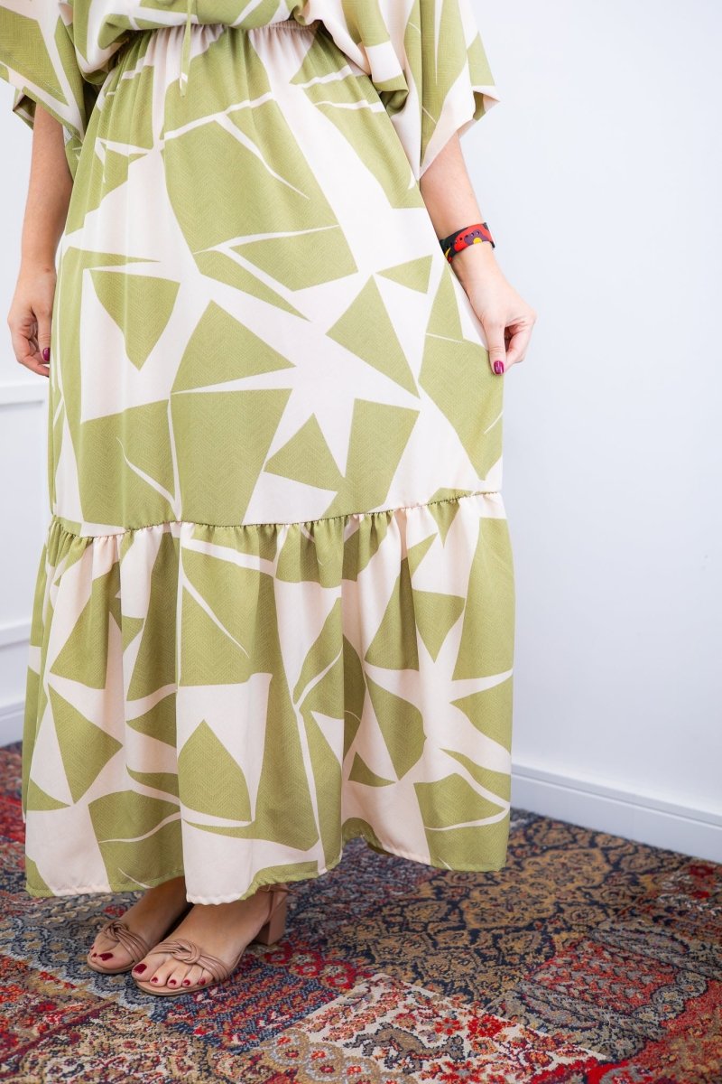 Vestido Celina – Manga Japonesa Longo em Crepe Fluido - Naguirre Shop