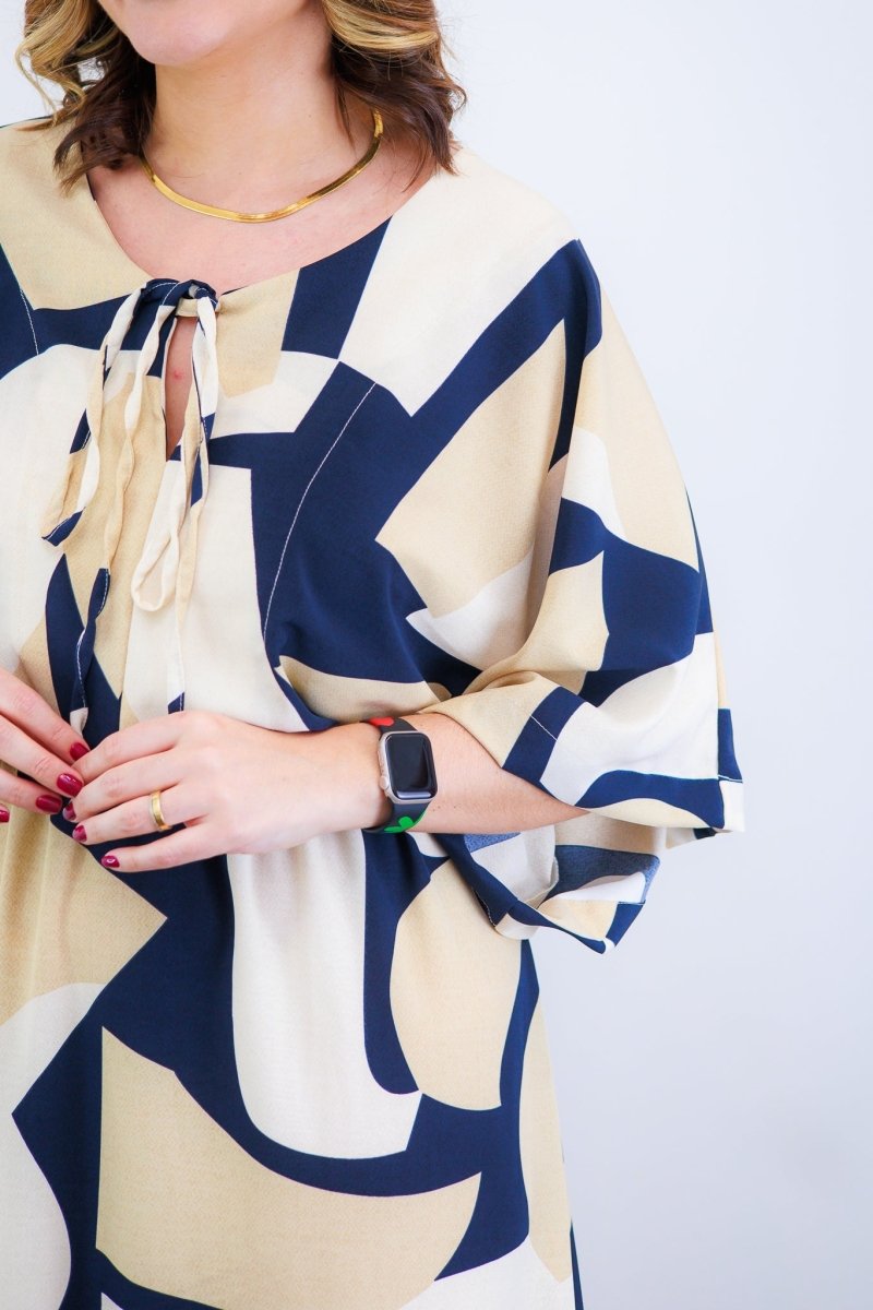 Vestido Celina – Manga Japonesa Longo em Crepe Fluido - Naguirre Shop