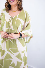 Vestido Celina – Manga Japonesa Longo em Crepe Fluido - Naguirre Shop