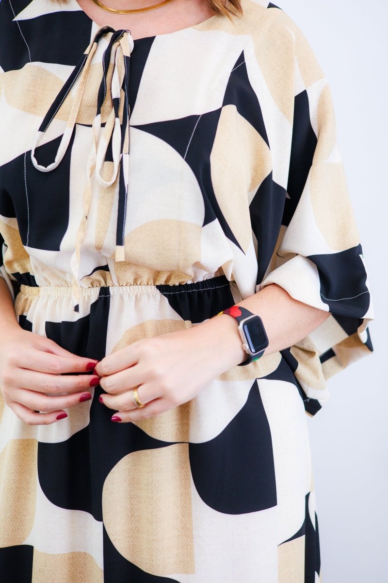 Vestido Celina – Manga Japonesa Longo em Crepe Fluido - Naguirre Shop