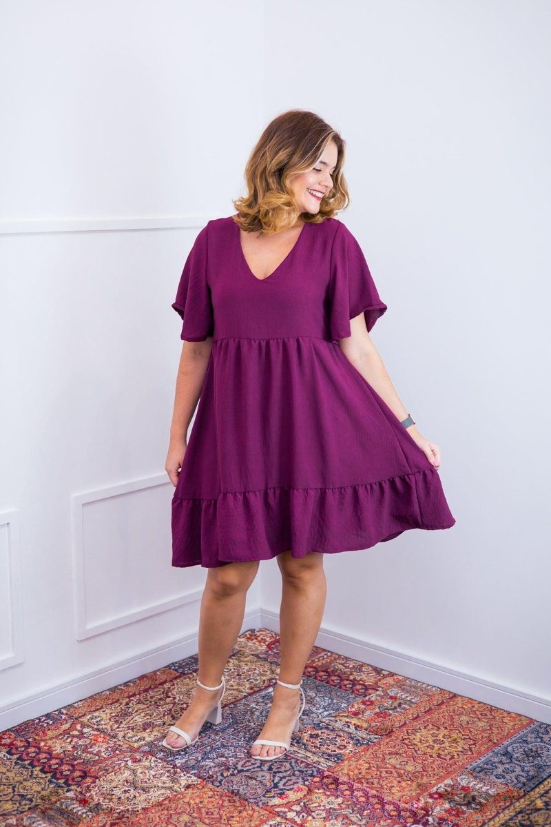 Vestido Crepe Saia Duas Marias Duna - Naguirre Shop