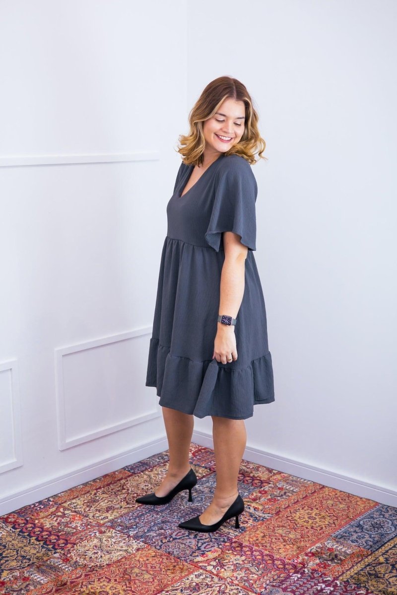 Vestido Crepe Saia Duas Marias Duna - Naguirre Shop