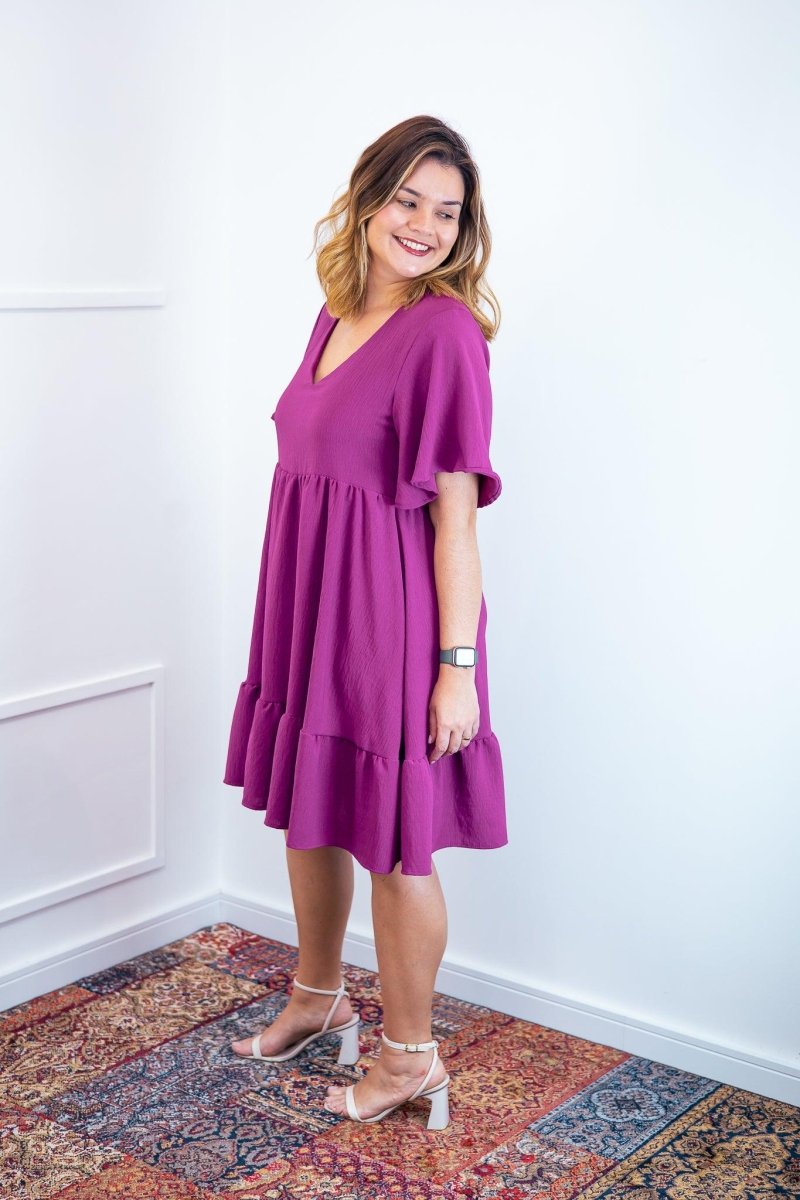 Vestido Crepe Saia Duas Marias Duna - Naguirre Shop