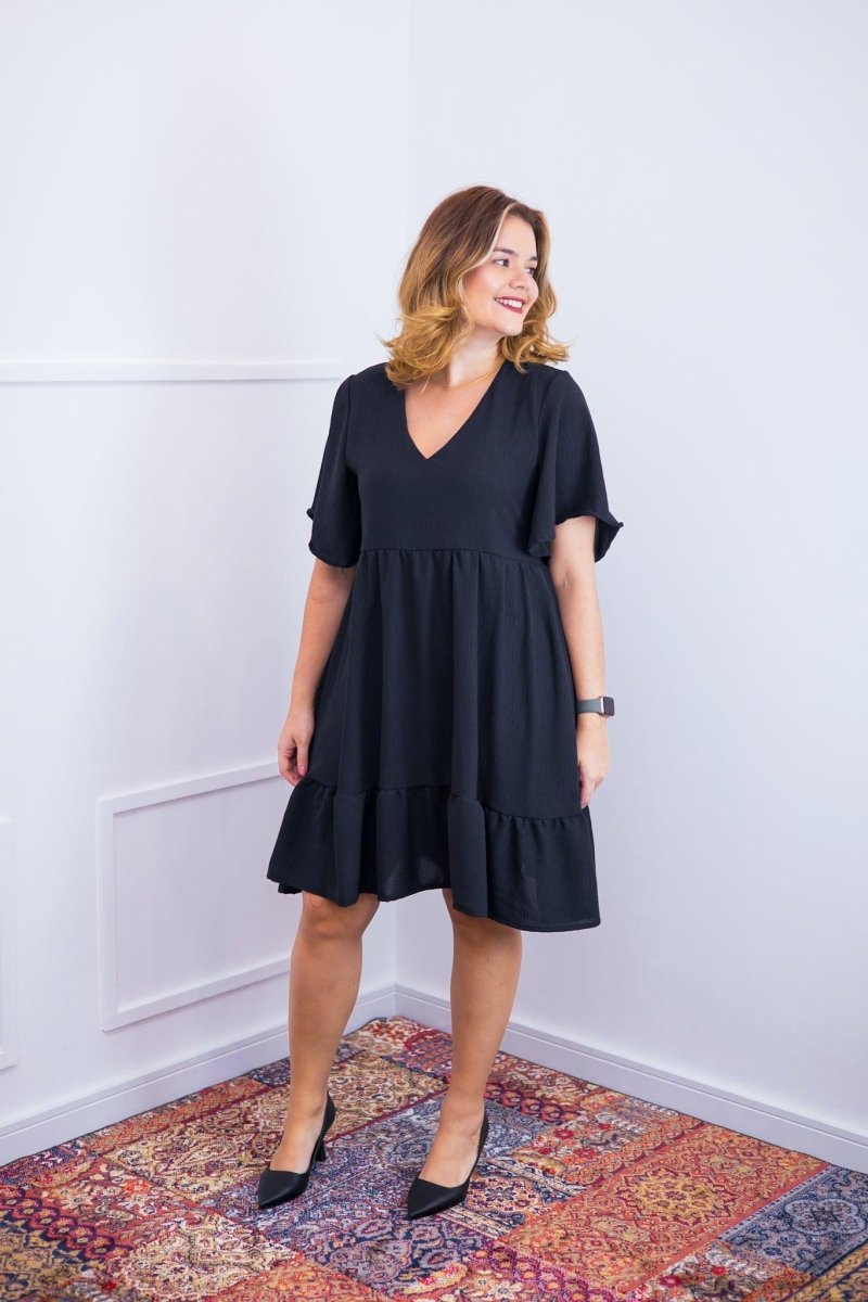 Vestido Crepe Saia Duas Marias Duna - Naguirre Shop