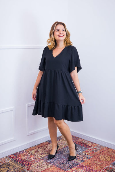 Vestido Crepe Saia Duas Marias Duna - Naguirre Shop