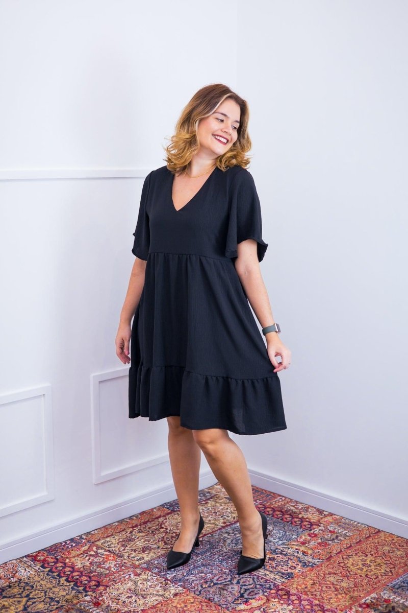 Vestido Crepe Saia Duas Marias Duna - Naguirre Shop