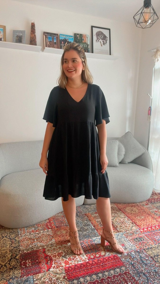 Vestido Crepe Saia Duas Marias Duna - Naguirre Shop