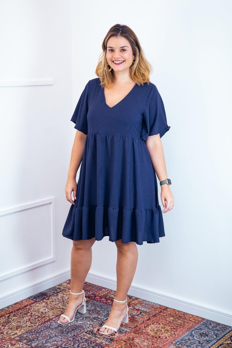 Vestido Crepe Saia Duas Marias Duna - Naguirre Shop