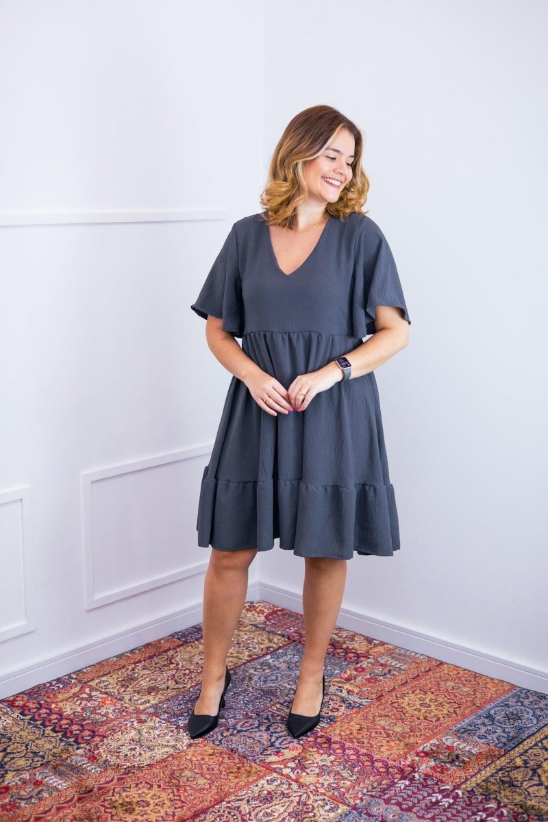 Vestido Crepe Saia Duas Marias Duna - Naguirre Shop