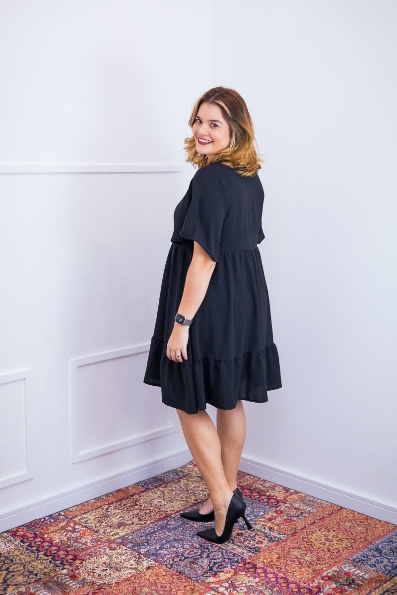 Vestido Crepe Saia Duas Marias Duna - Naguirre Shop