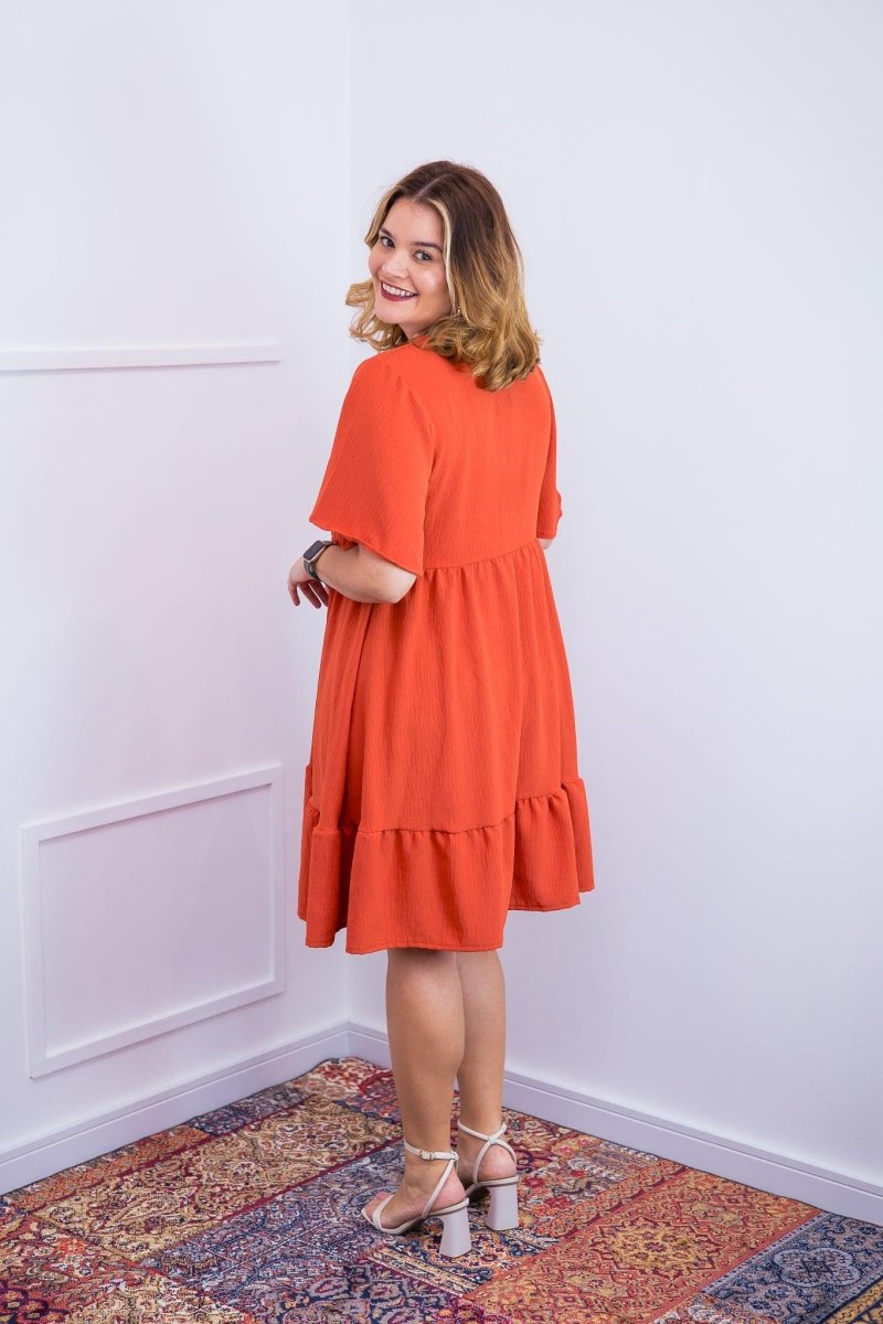 Vestido Crepe Saia Duas Marias Duna - Naguirre Shop