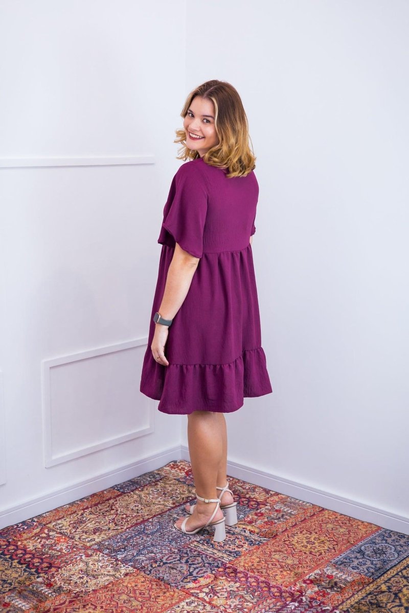 Vestido Crepe Saia Duas Marias Duna - Naguirre Shop