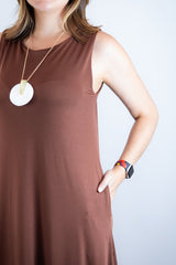 Vestido Daiane - Regata Longuete Mullet em Malha Confort - Naguirre Shop