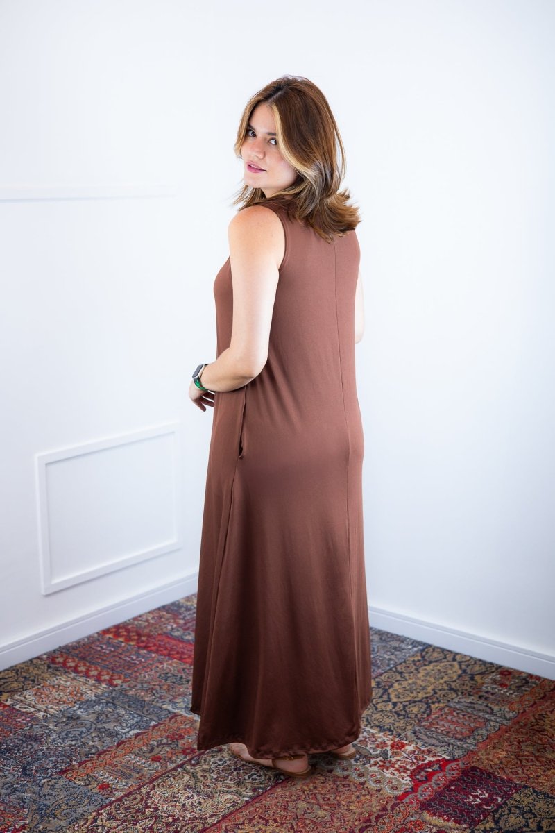 Vestido Daiane - Regata Longuete Mullet em Malha Confort - Naguirre Shop