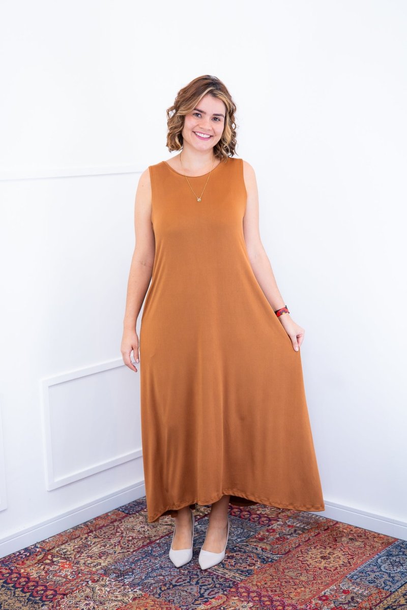 Vestido Daiane - Regata Longuete Mullet em Malha Confort - Naguirre Shop