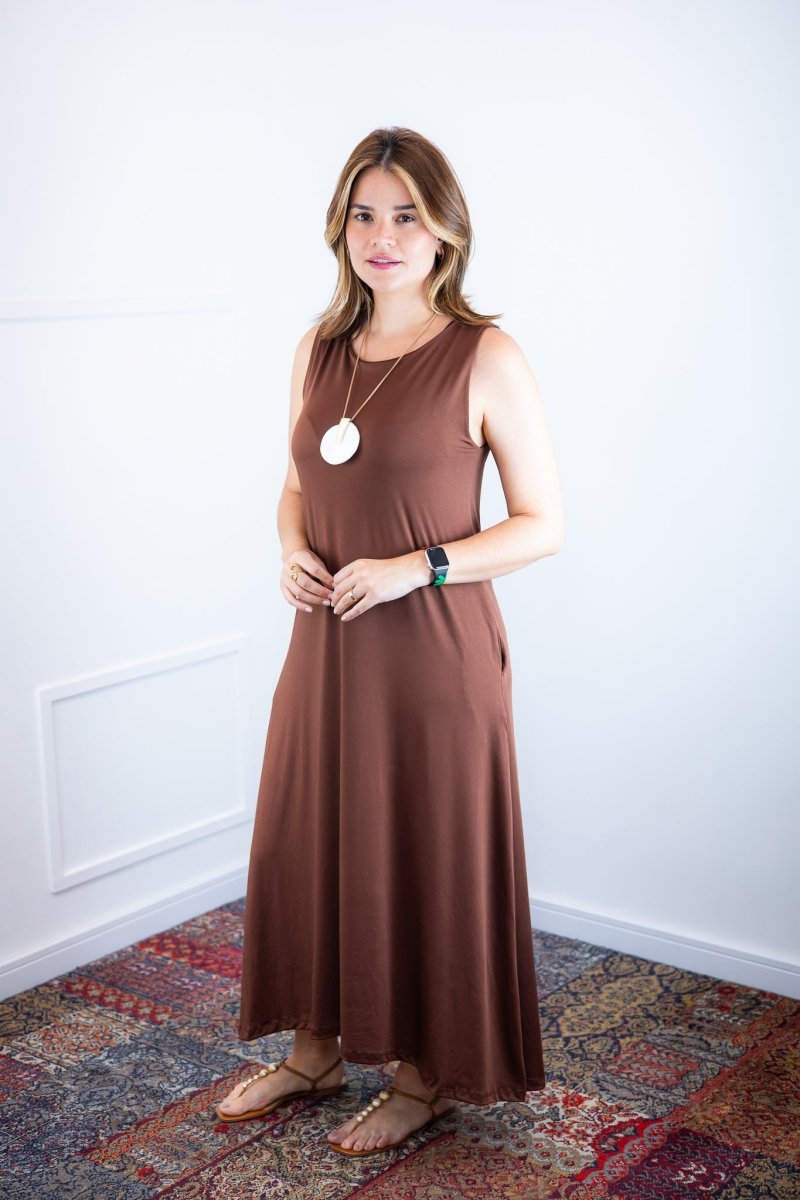 Vestido Daiane - Regata Longuete Mullet em Malha Confort - Naguirre Shop