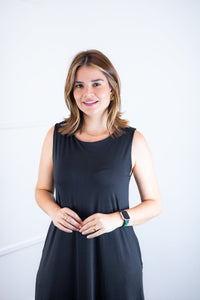 Vestido Daiane - Regata Longuete Mullet em Malha Confort - Naguirre Shop