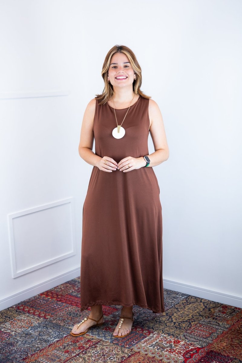 Vestido Daiane - Regata Longuete Mullet em Malha Confort - Naguirre Shop